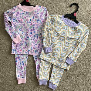 18 month Wonder Nation Long Sleeve Sleep Tee & Pants Pajama Set